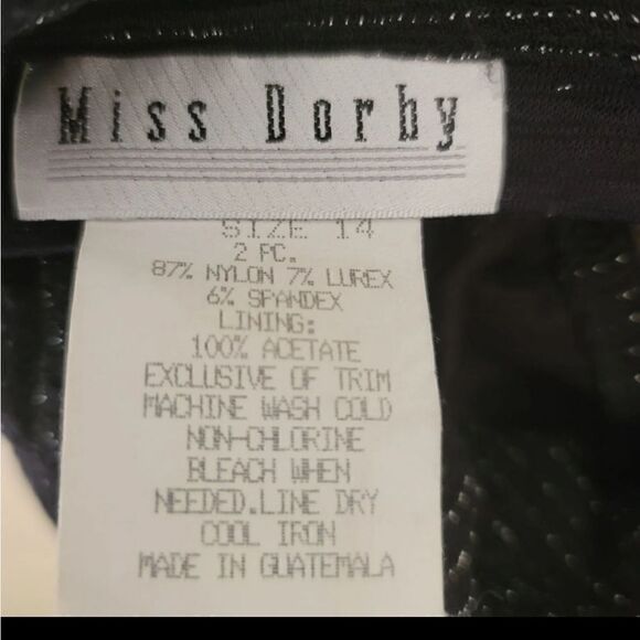 Vintage glam shimmer button up top with open back - Picture 4 of 5